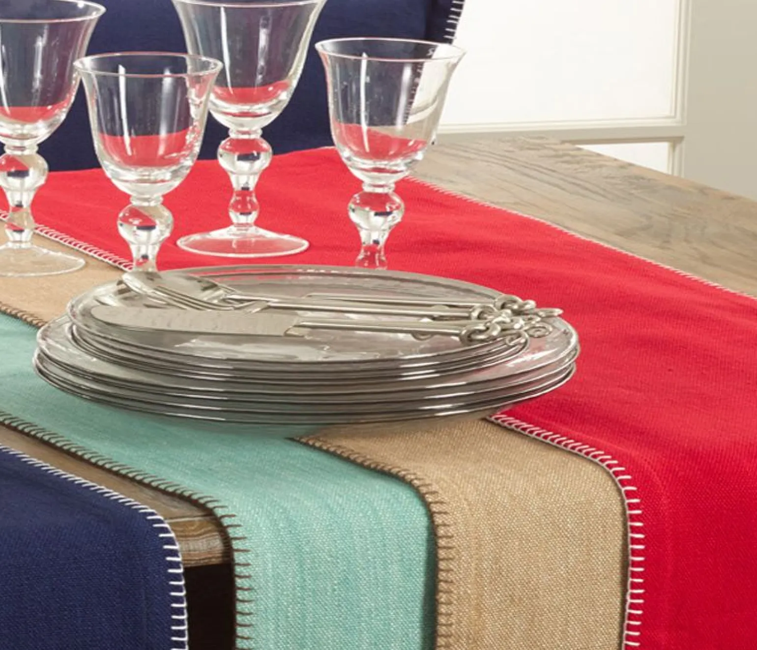 Aqua Table Runner