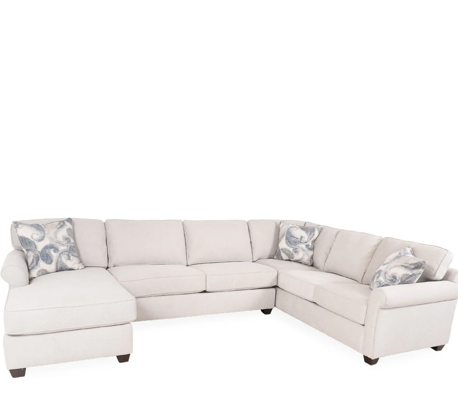 Arcadia 3 Piece Sectional - RHF Sofa, Armless Sofa, LHF Chaise