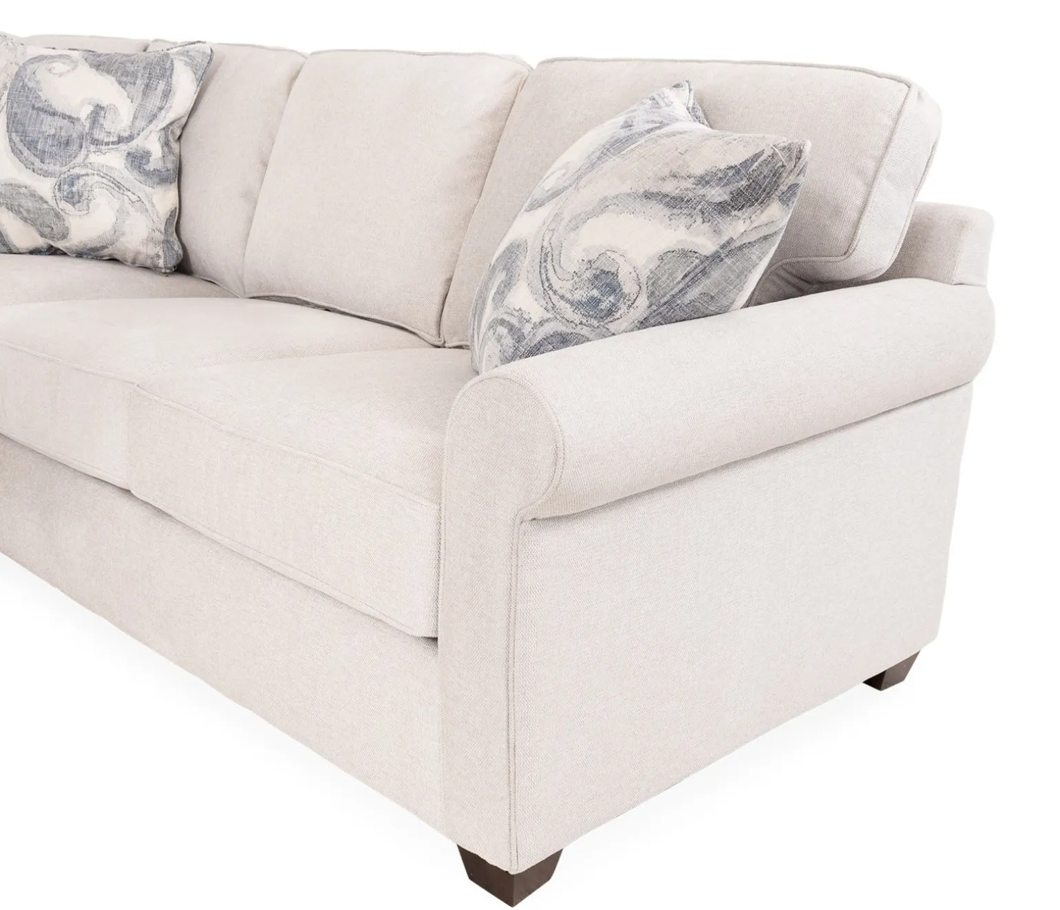 Arcadia 3 Piece Sectional - RHF Sofa, Armless Sofa, LHF Chaise