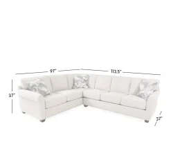 Arcadia 2 Piece Sectional - XL LHF Sofa and RHF Sofa