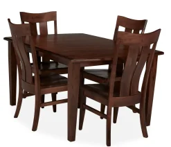Arlington 5-Piece Dining Set w/ Double Panel Side Chairs