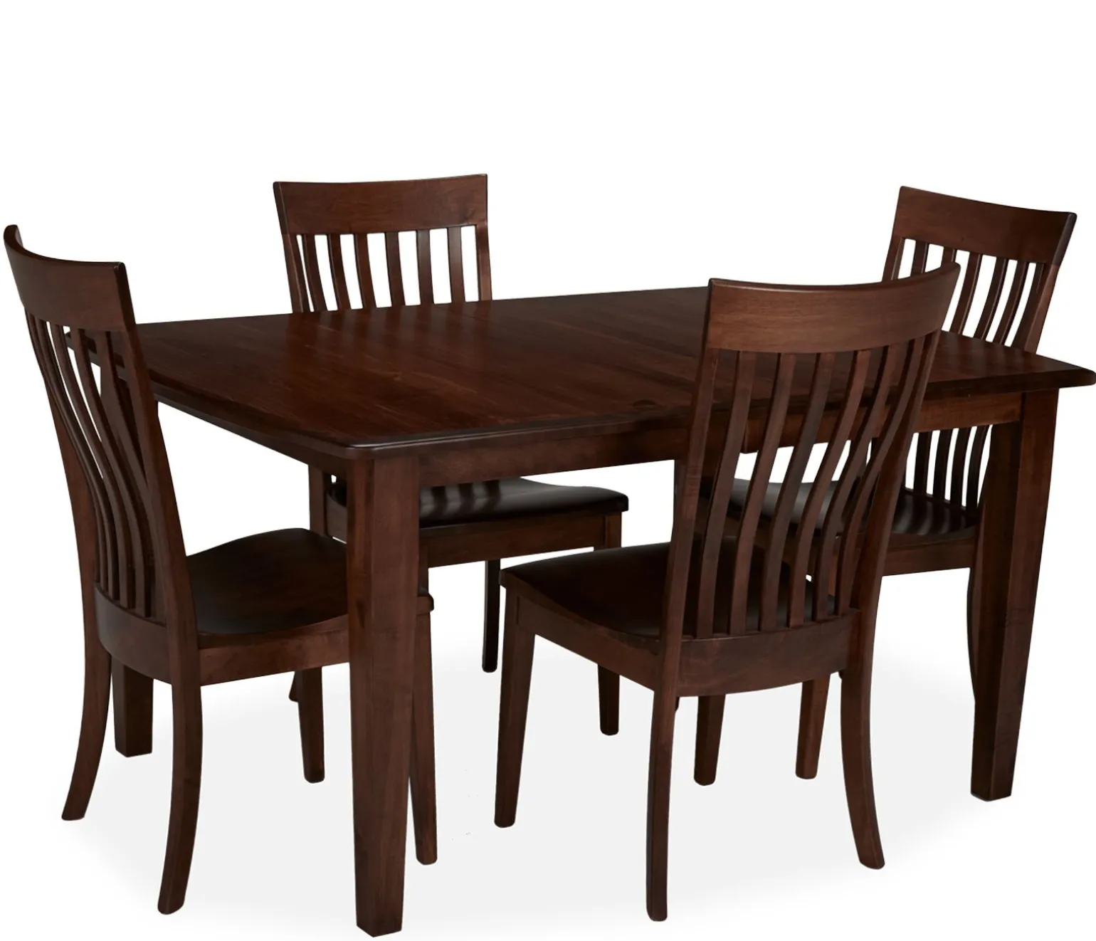 Arlington 5-Piece Dining Set w/ Slat Side Chairs
