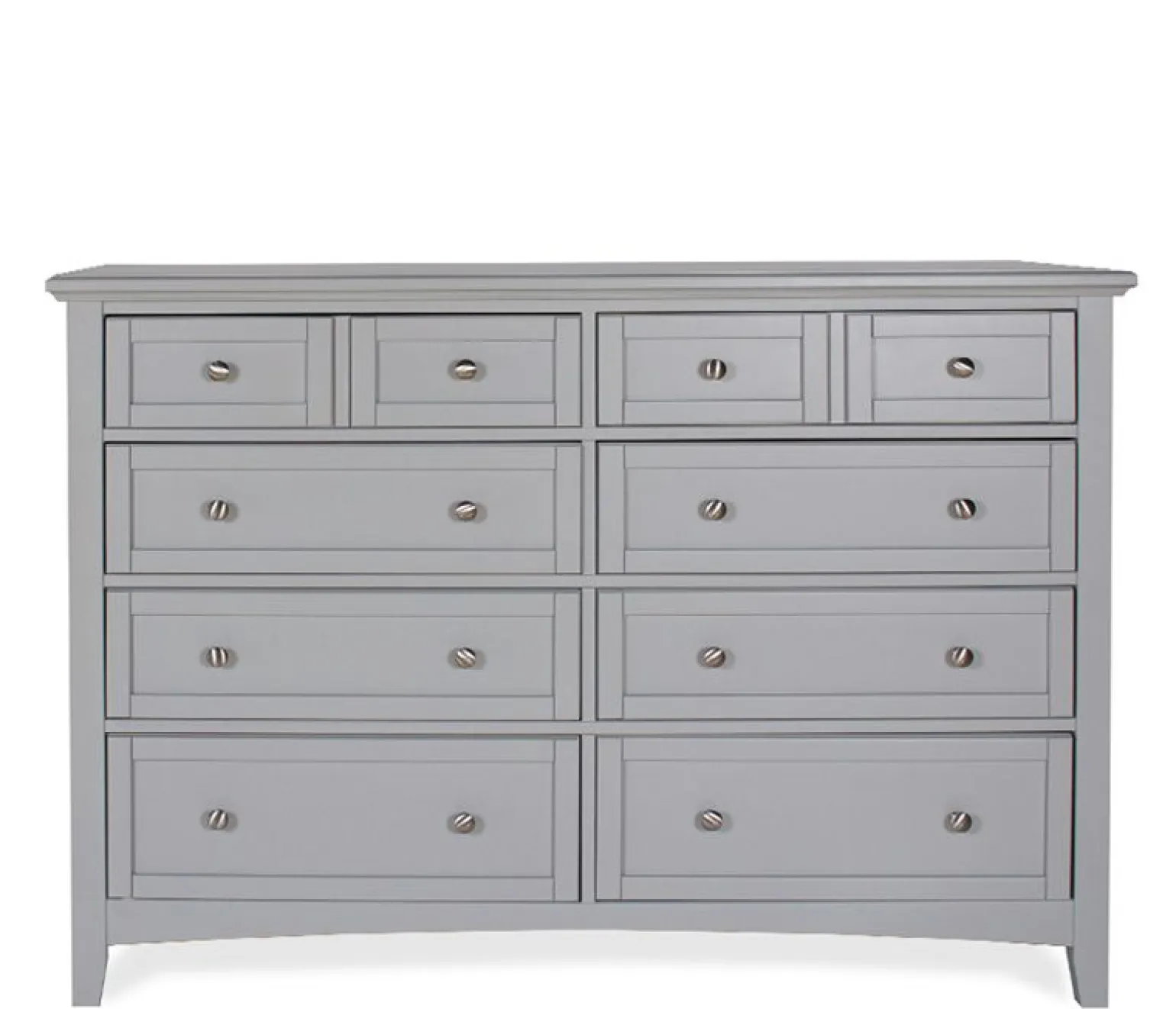 Atlantic 8-Drawer Dresser - Gray