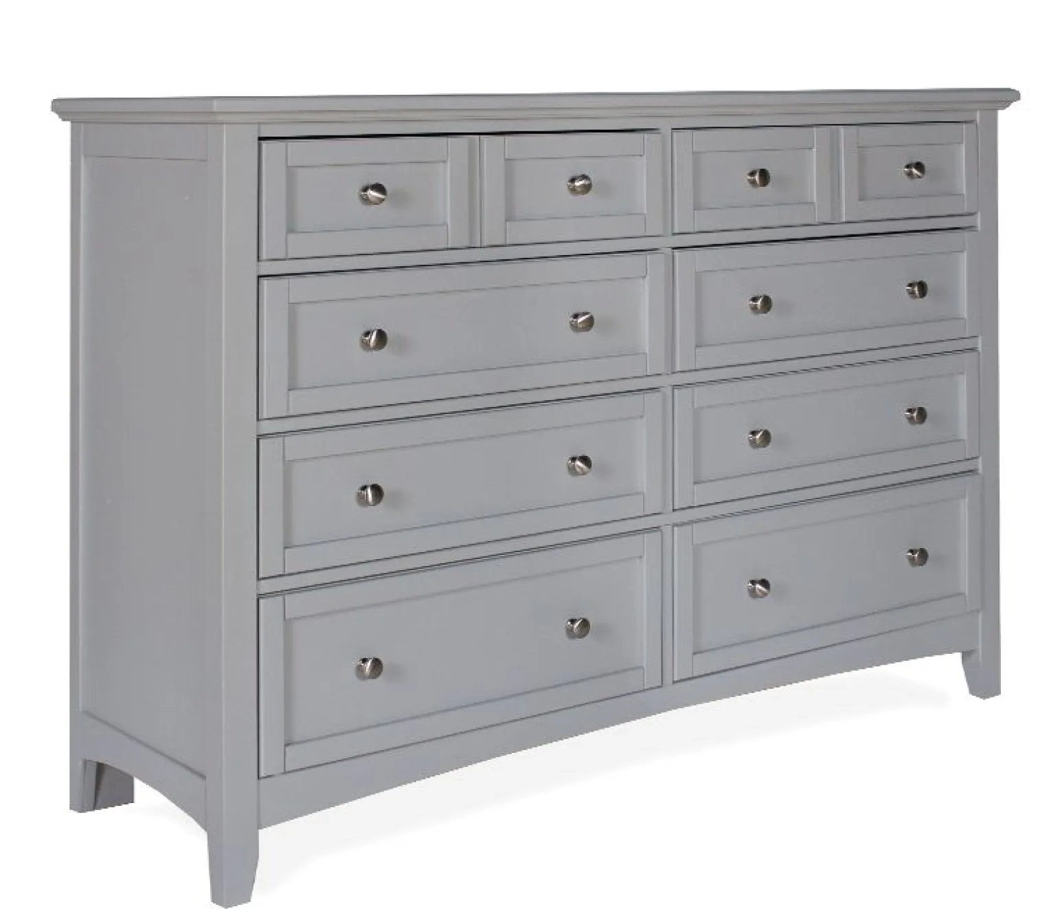 Atlantic 8-Drawer Dresser - Gray