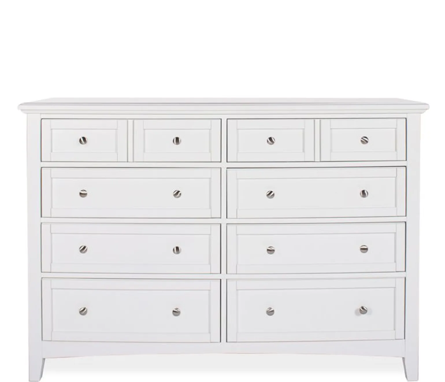 Atlantic 8-Drawer Dresser - White