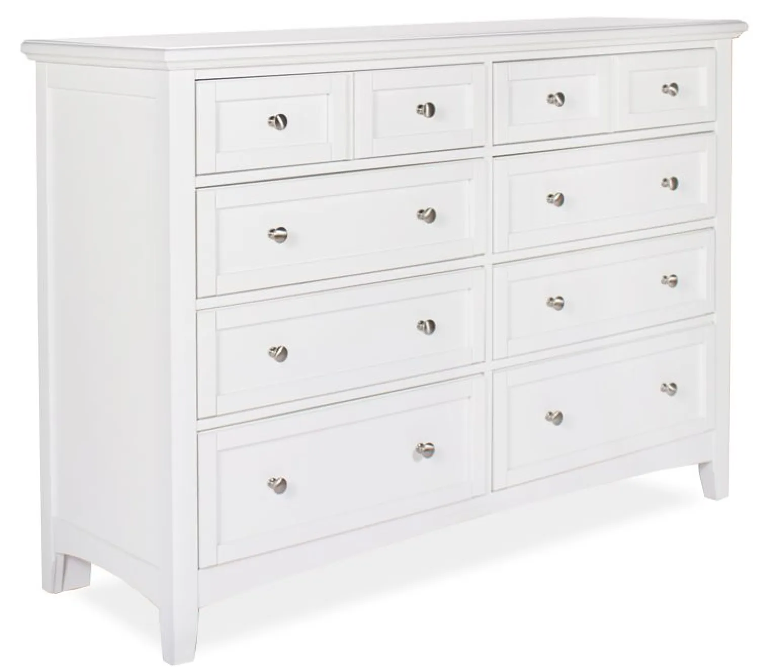 Atlantic 8-Drawer Dresser - White