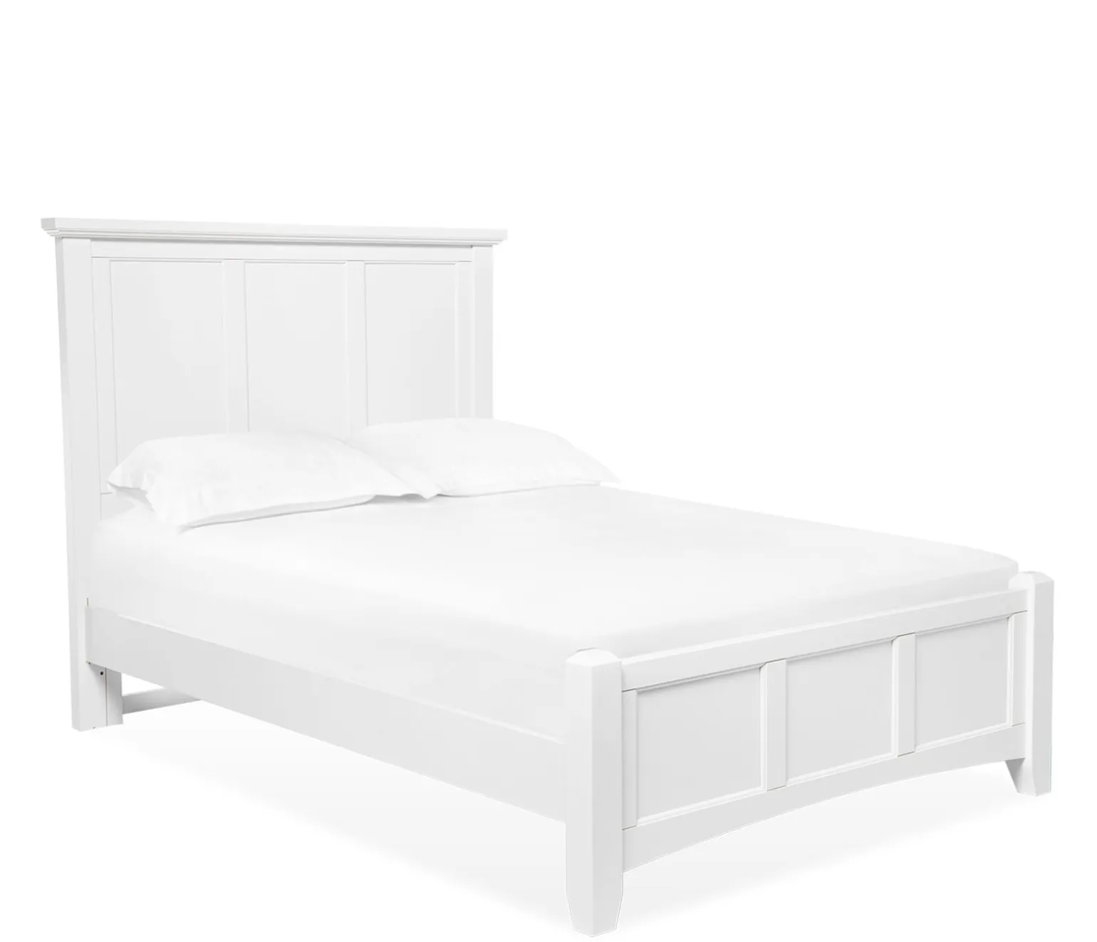 Atlantic Full Panel Bed - White