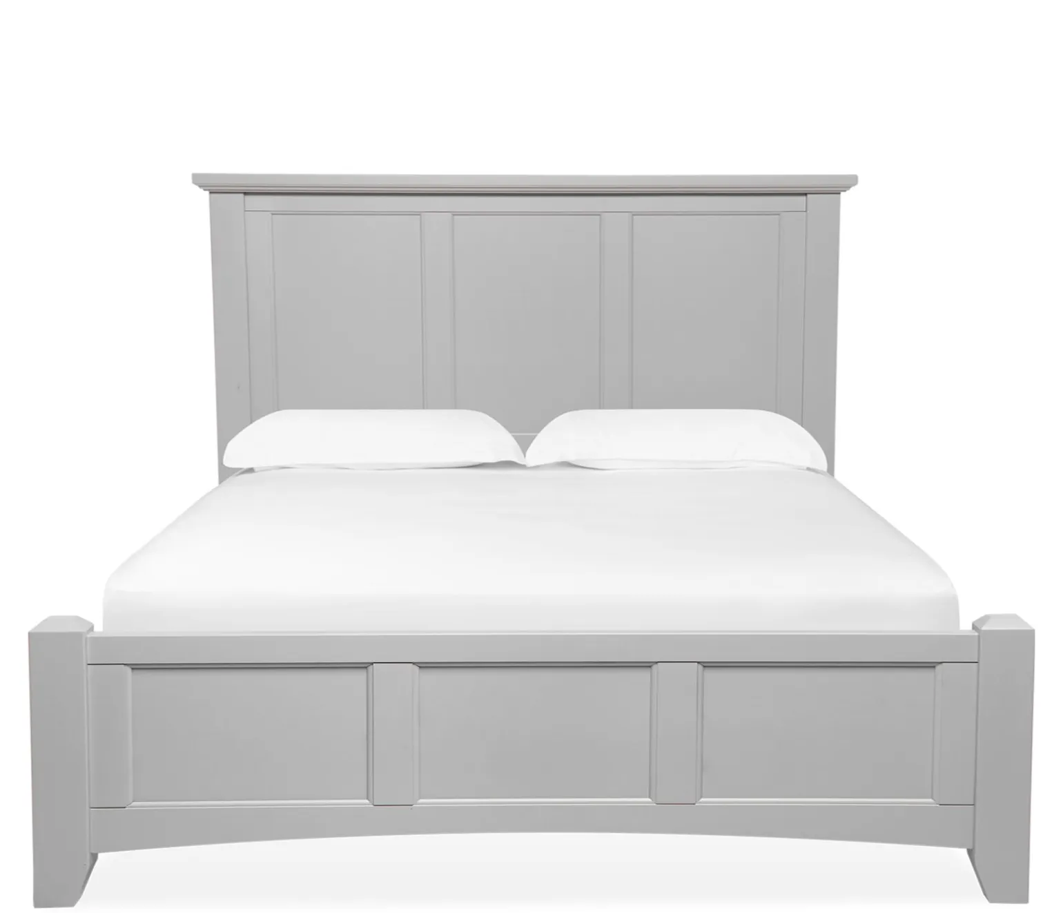 Atlantic King Panel Bed - Gray