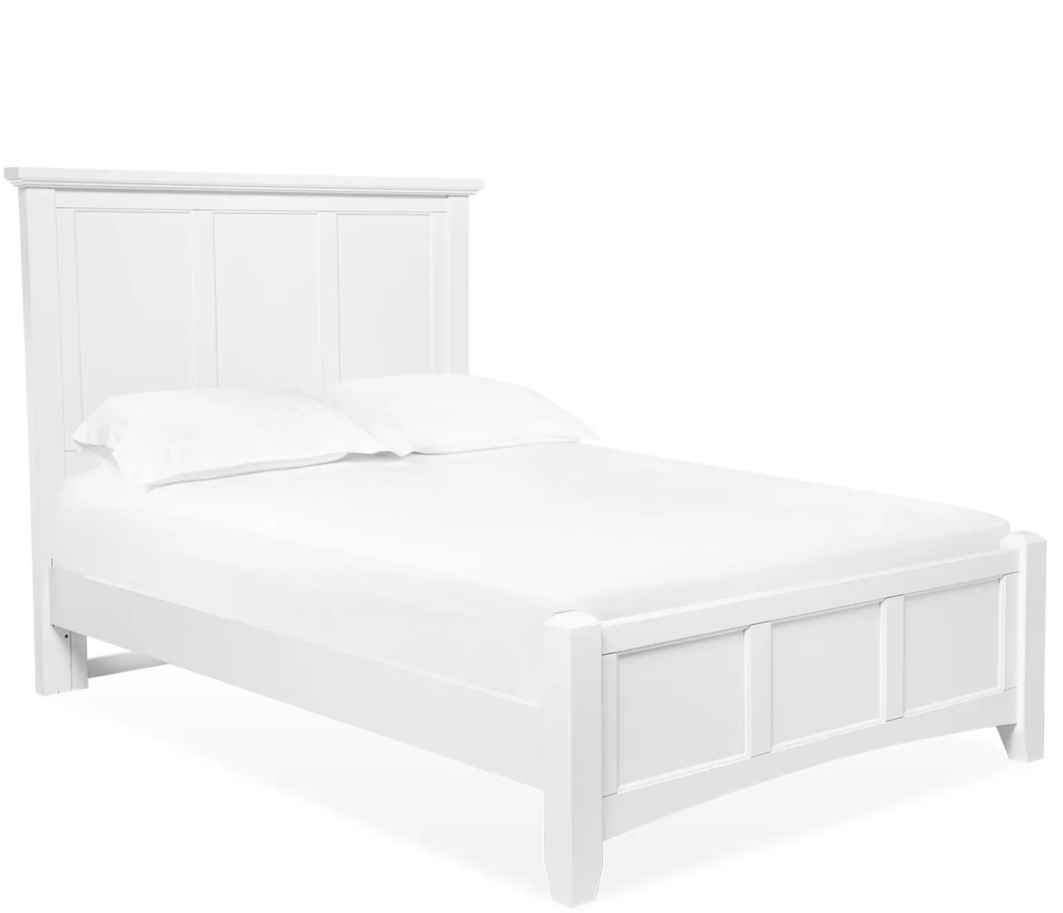 Atlantic Queen Panel Bed - White