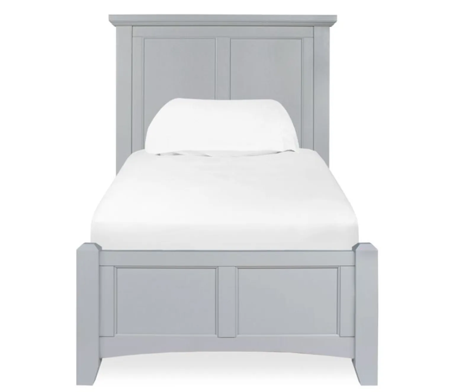 Atlantic Twin Panel Bed - Gray