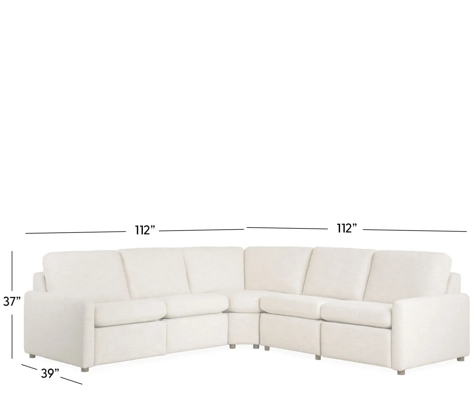 Atlas 5-Piece Power Sectional