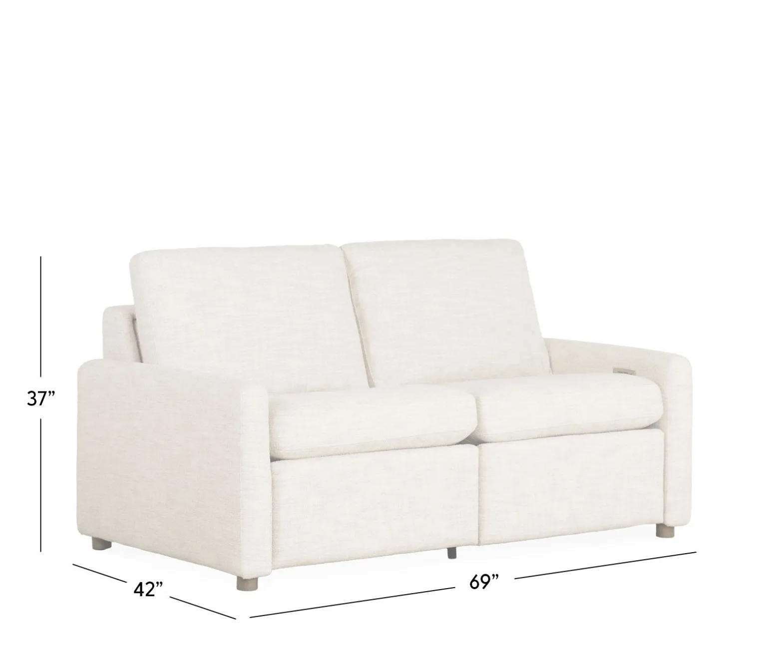 Atlas Power Loveseat