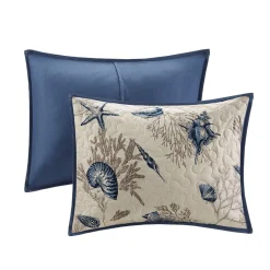 Bayside 6-Piece Reversible Coverlet Set - Full/Queen