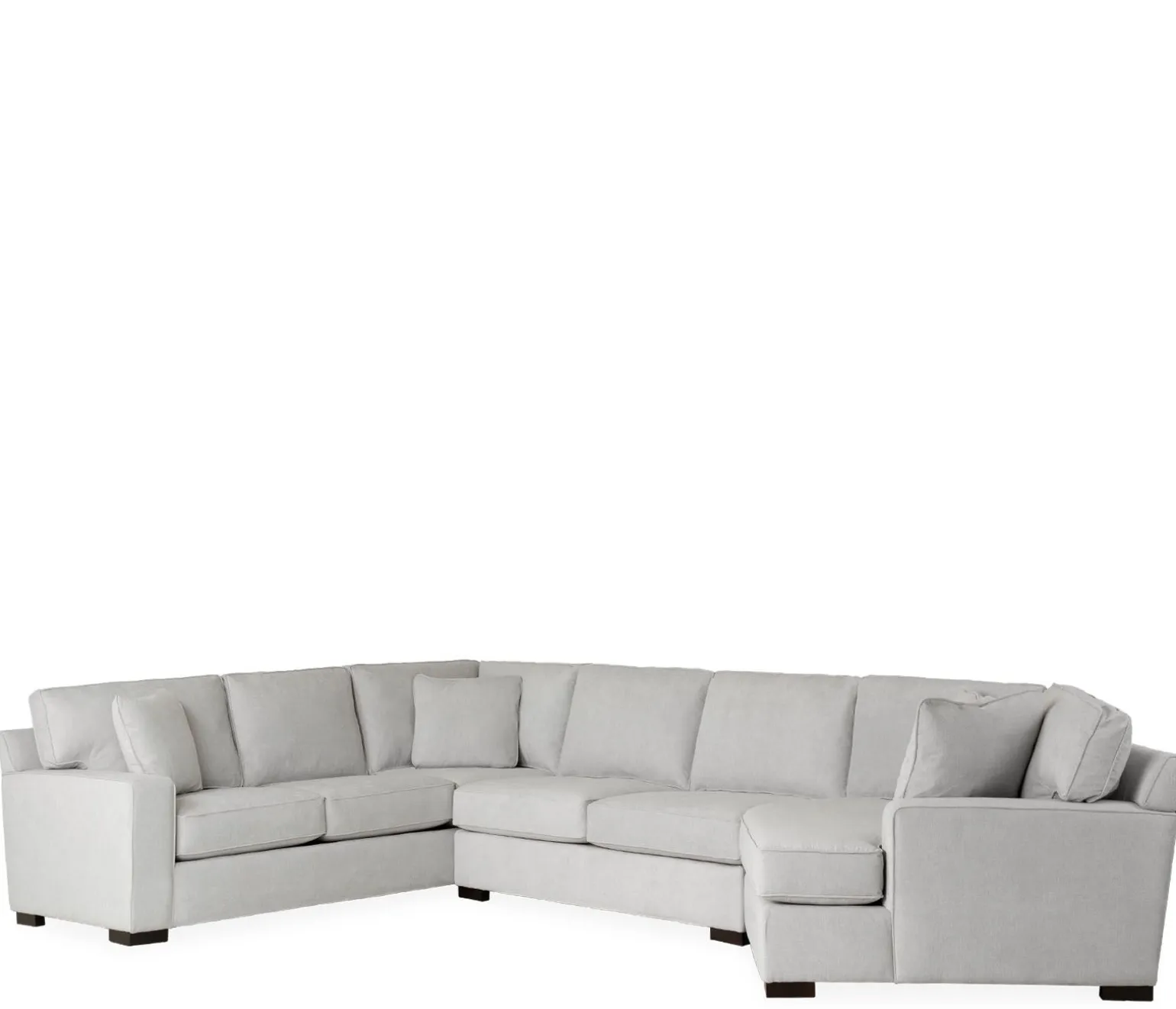 Bedford 3-Piece Sectional - LHF Sofa Sectional, Armless Apt Sofa, & RHF Cuddler