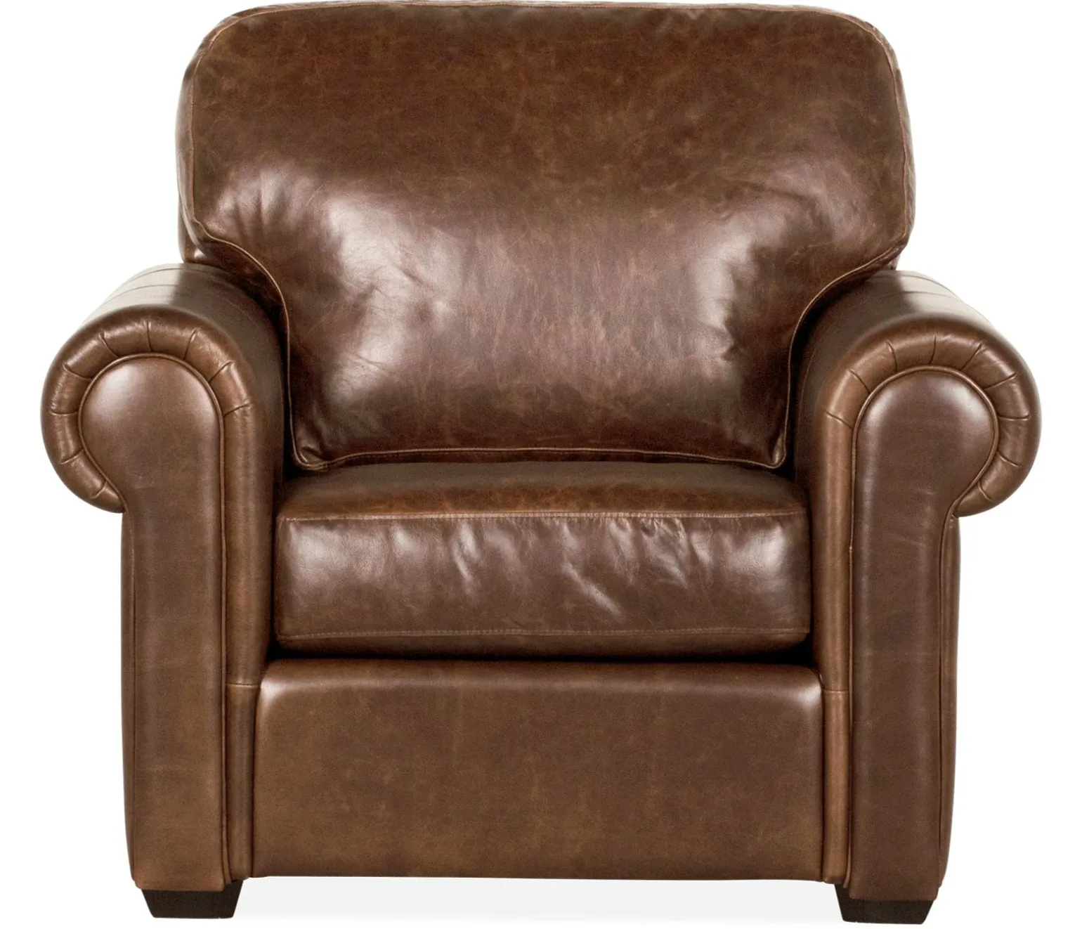 Boudreau Leather Chair - Bistro Chocolate