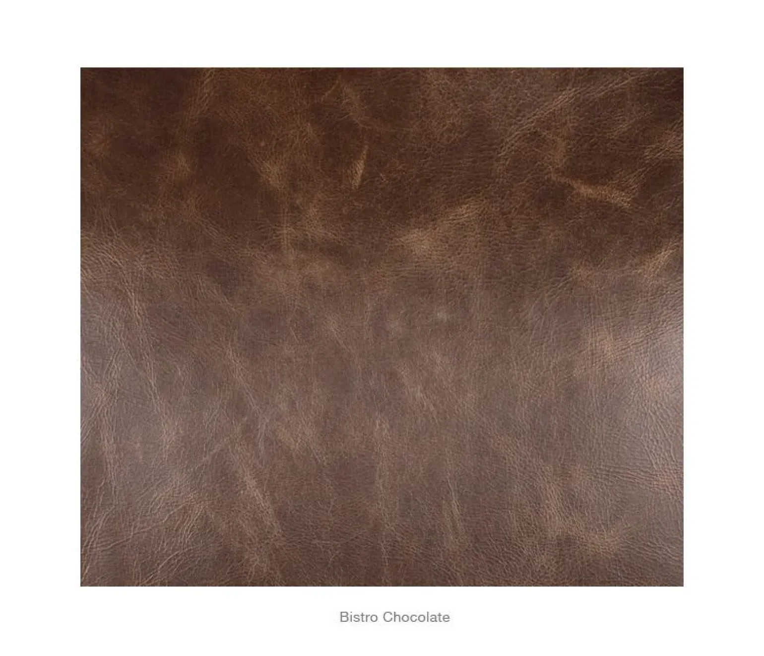Boudreau Leather Ottoman- Bistro Chocolate