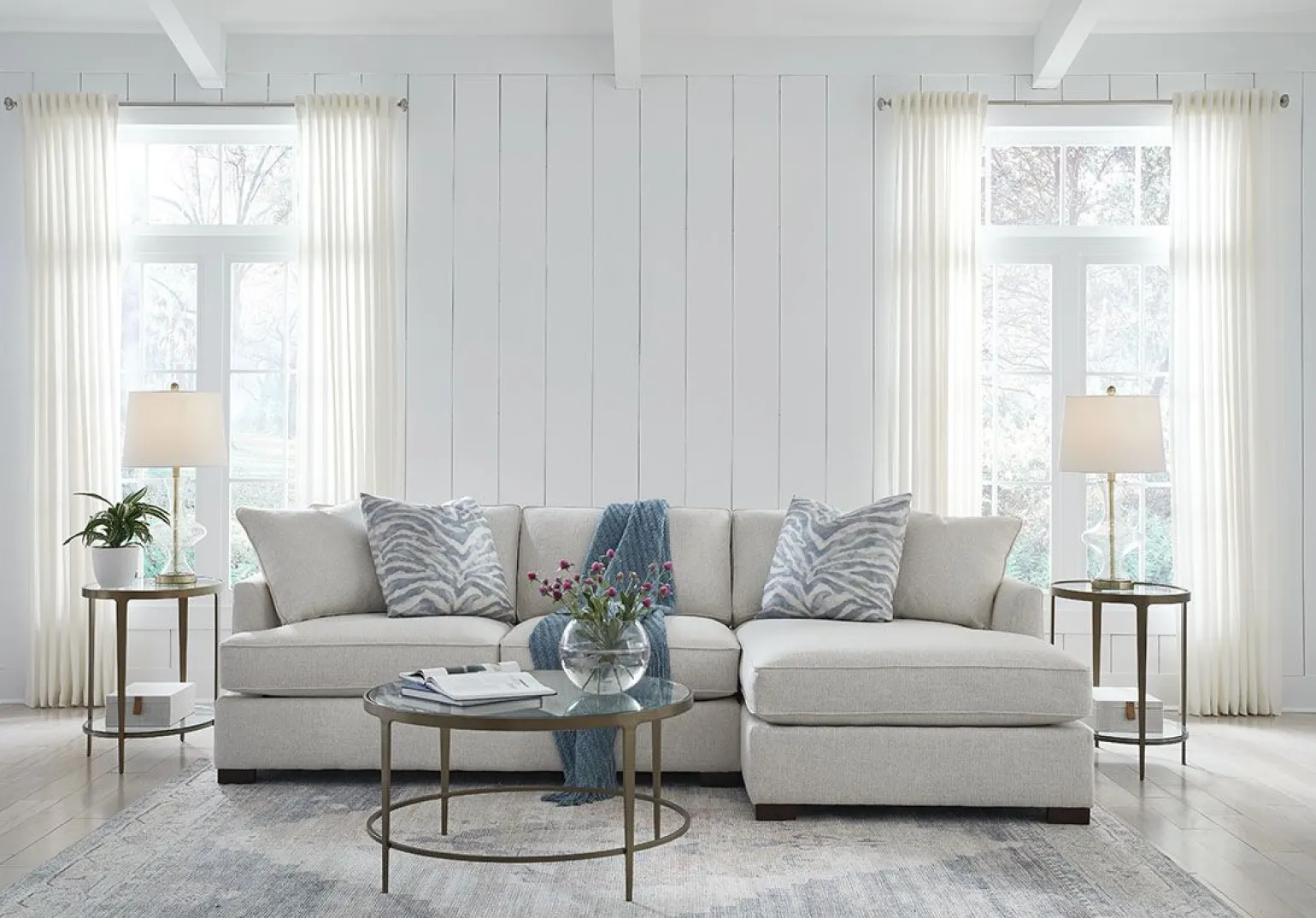 Bradford 2 Piece Sectional LHF apartment sofa, RHF chaise