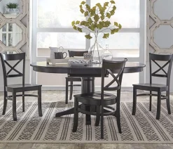 Brentwood 5-Piece Dining Set - Black