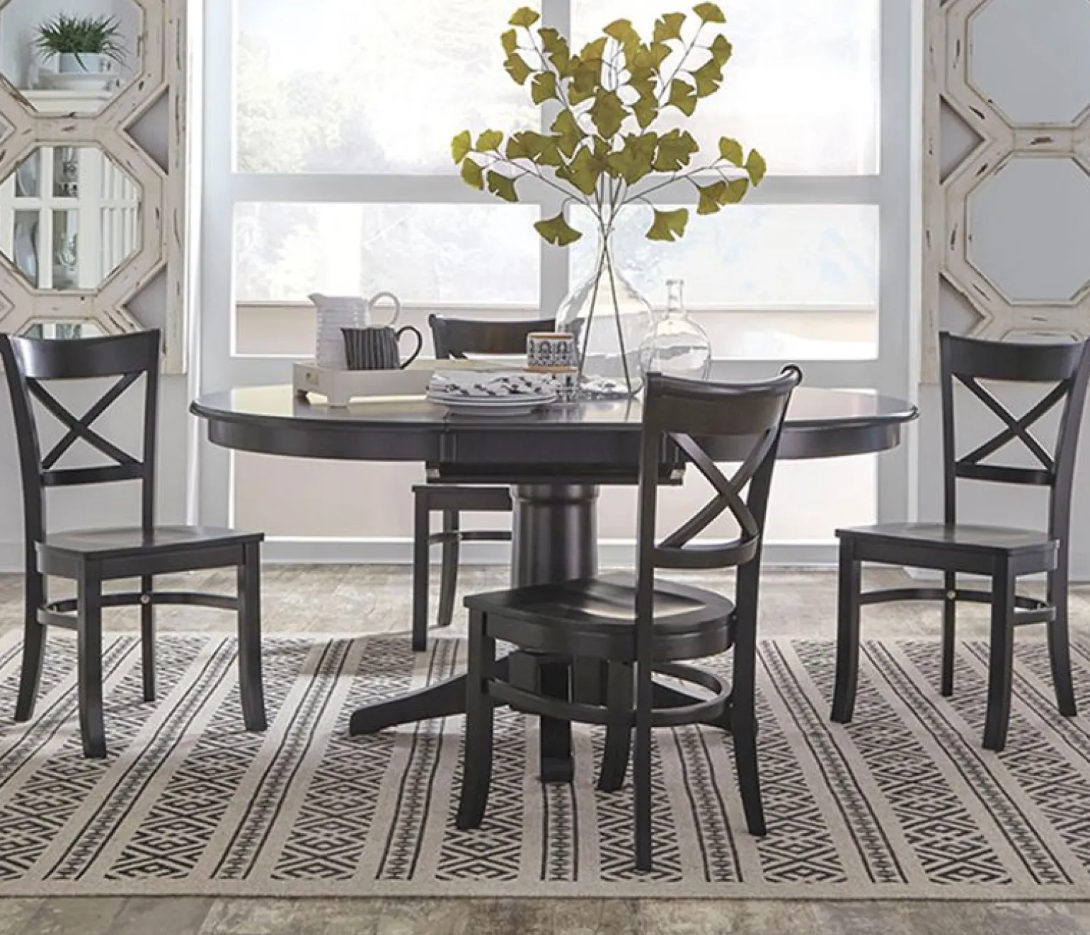 Brentwood 5-Piece Dining Set - Black