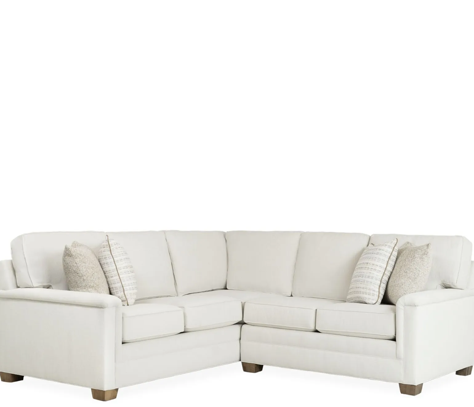 Brunswick 2-Piece Sectional RA Loveseat and LAC Sofa with Corner