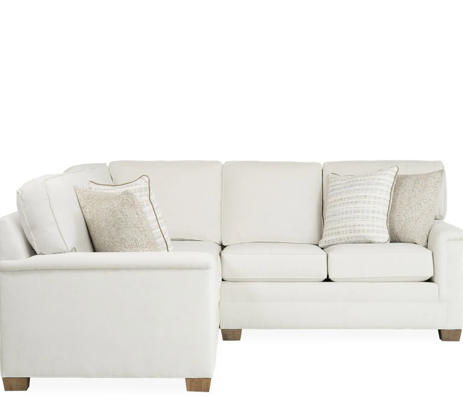Brunswick 2-Piece Sectional RA Loveseat and LAC Sofa with Corner