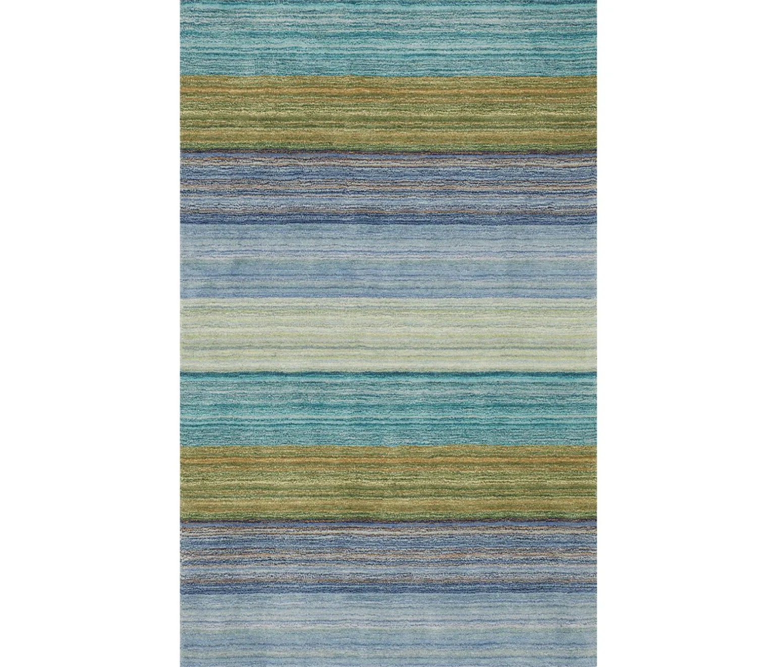 Brushstroke Blue Rug - 5' x 8'