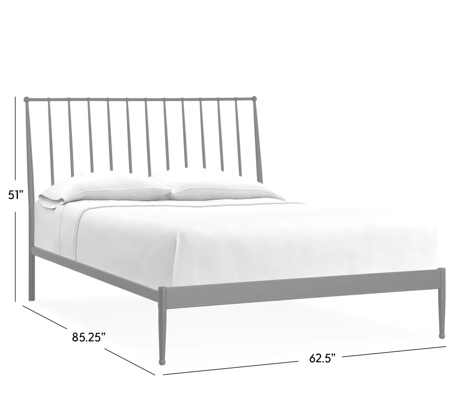 Carter Queen Transitional Bed