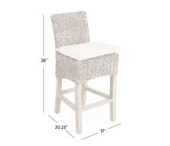 Catalina Counter Stool - WhiteWash