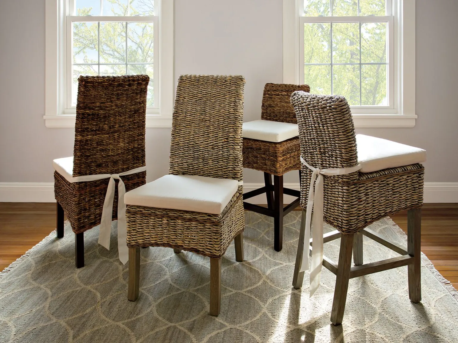 Catalina Counter Stool - WhiteWash