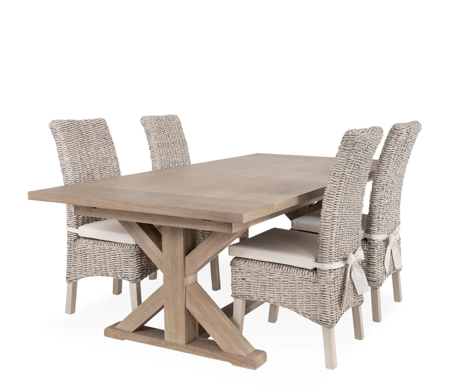Catalina 5 Piece Dining Set W/ Trestle Table