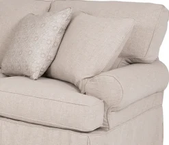 Cindy 2 Piece Slipcover Sectional - LSE 3 Seat Corner, RSE 3 Seat End