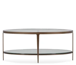 Clooney Oval Coffee Table - Harvest