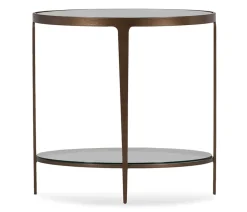 Clooney Oval Side Table - Harvest