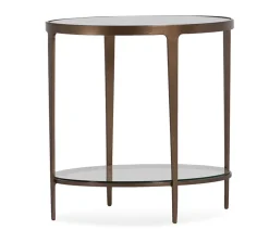 Clooney Oval Side Table - Harvest