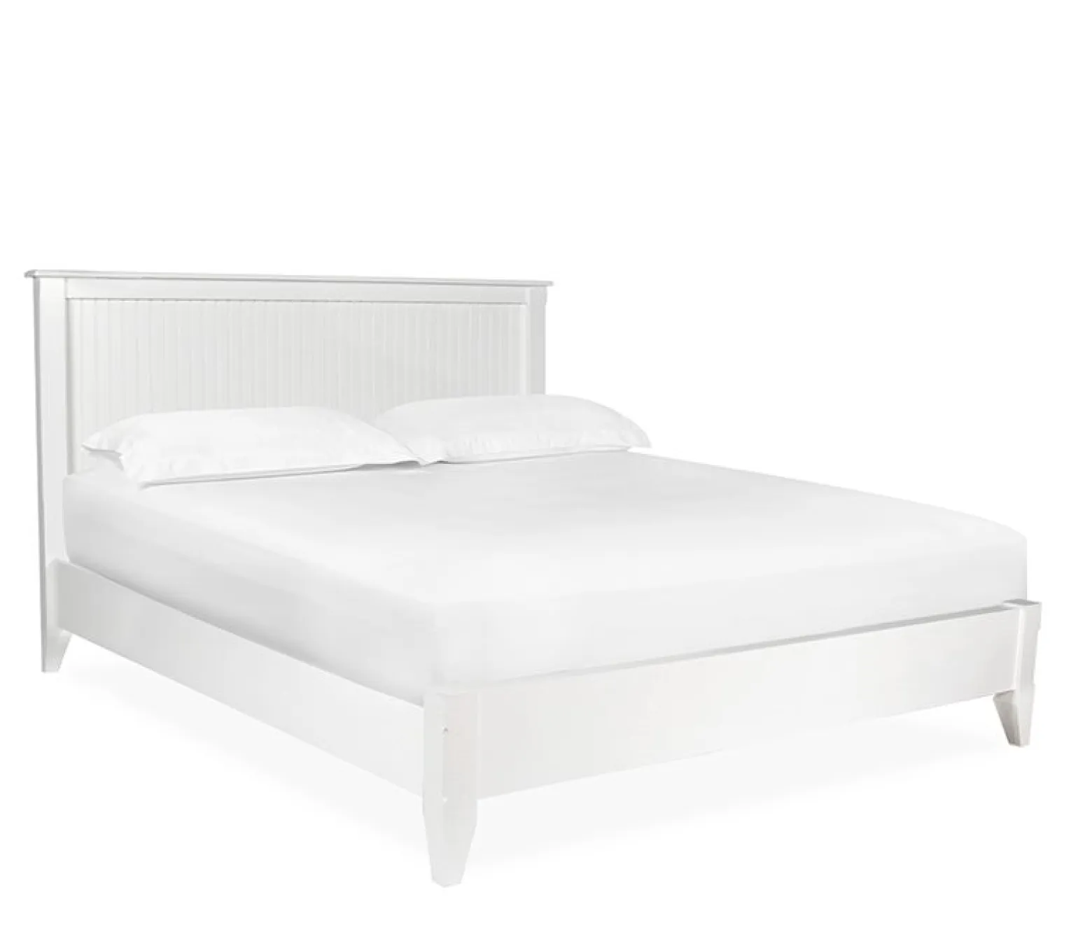 Cottage King Panel Bed with Low Footboard