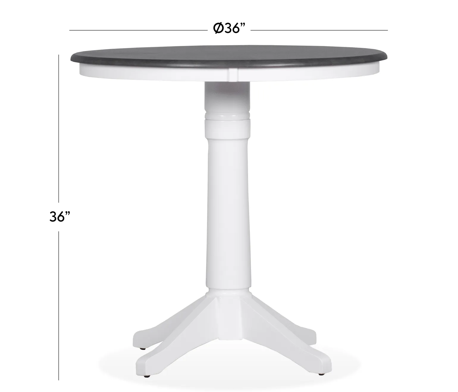 Cove II - 3-Piece Counter Dining Set w/ Ladder Back Stools