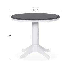 Cove II - 5-Piece Dining Set w/ X-Back Chairs