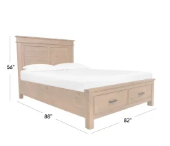 Crawford King Platform Storage Bed
