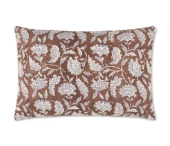 Daisy Rust Pillow