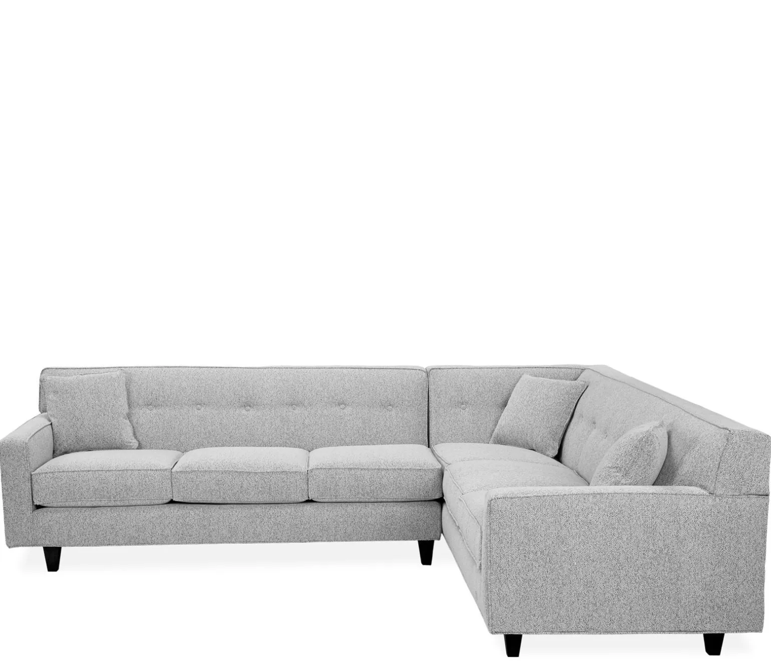 Draper 2-PC Sectional corner sofa LSE, 3 seat end RSE