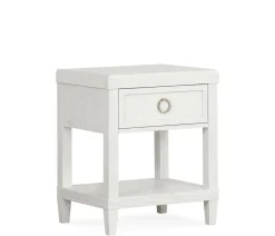 Duxbury Bedside Table - Shell White