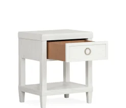 Duxbury Bedside Table - Shell White