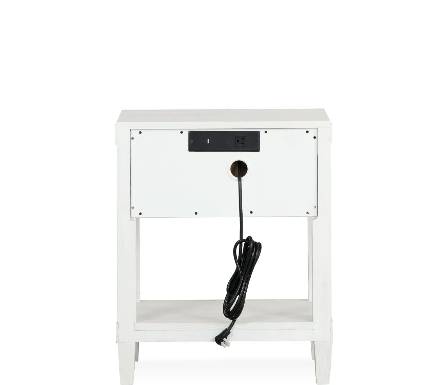 Duxbury Bedside Table - Shell White