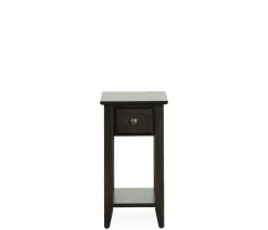 Edmund Chairside Table - Rich Chocolate