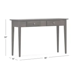Edmund Console Table - Rich Chocolate