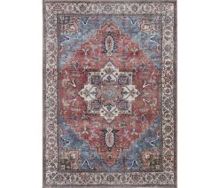 Emily Blue-Rust Rug