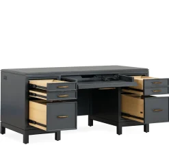 Evans Executive Desk - Midnight