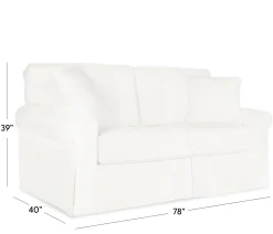 Fairbanks Slipcover Apartment Sofa
