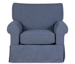 Fairbanks Slipcover Chair - Blue