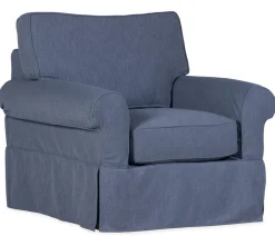 Fairbanks Slipcover Chair - Blue